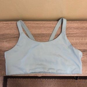 Girlfriend Collective Lou Bra in Pond - L